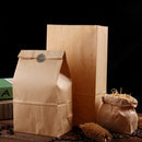 25pcs Brown Kraft Paper Bags Gift Food Bread Candy Wedding Party Lovely Decor