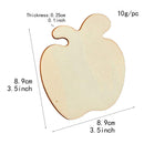 20 Pcs Wood Slices Unfinished Fruit Shape Blank Wood Pieces for Home Decor
