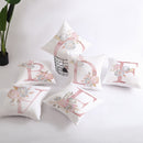 Pillow Cover Case Xmas Decor Festive Gift Throw Home Cushion for Party 2pcs