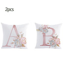 Pillow Cover Case Xmas Decor Festive Gift Throw Home Cushion for Party 2pcs