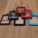 Vertical PU Leather ID Badge Holder Pocket Wallet with Polyester Neck Lanyard