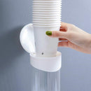 Disposable Paper Cup Attach Stick Holder Dispenser Rack Water Purifier Organizer