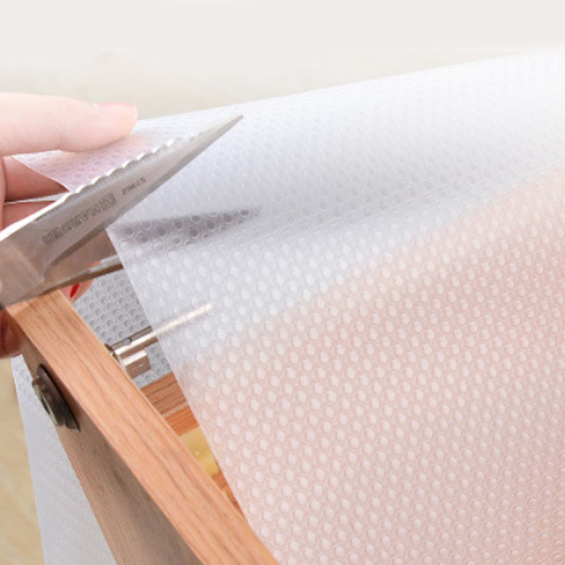 1 X Clear Drawer Liner Kitchen Cupboard Mat Cabinet Table Protector Non Slip
