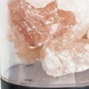 Himalayan USB Salt Crystal Fire Bowl Rock Lamp Night Light Healing Table Lamps