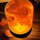 Himalayan USB Salt Crystal Fire Bowl Rock Lamp Night Light Healing Table Lamps