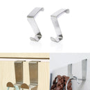 2 * Door Hook Stainless Kitchen Cabinet Clothes Hanger Stainless Steel Door Hook