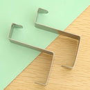 2 * Door Hook Stainless Kitchen Cabinet Clothes Hanger Stainless Steel Door Hook