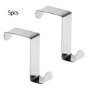 2 * Door Hook Stainless Kitchen Cabinet Clothes Hanger Stainless Steel Door Hook