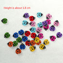 100 * Lot Mult-color Wood Buttons 2-Holes Sewing Crafts for Jeans Clothing New