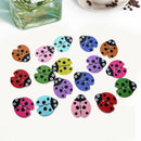 100 * Lot Mult-color Wood Buttons 2-Holes Sewing Crafts for Jeans Clothing New