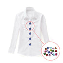 100Pcs Wooden Buttons 2 Holes Ladybug Button Sewing Buttons for DIY Home Use