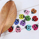 100 * Lot Mult-color Wood Buttons 2-Holes Sewing Crafts for Jeans Clothing New