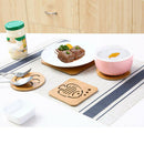 Cute Cartoon Shape Wooden Anti-slip Table Mat Insulated Pad Kitchen Placemats