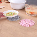 4Pack,Silicone Mats/Hot Pads,Pot Holder,Non Slip Flexible Durable Unique Design