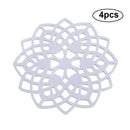 4Pack,Silicone Mats/Hot Pads,Pot Holder,Non Slip Flexible Durable Unique Design