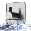 Stainless Steel Hanger Hook Towel Self Adhesive Wall Kitchen Bathroom Home Door