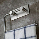 Stainless Steel Bathroom Toilet Paper Holder Tissue Roll Bar Wall Mounted