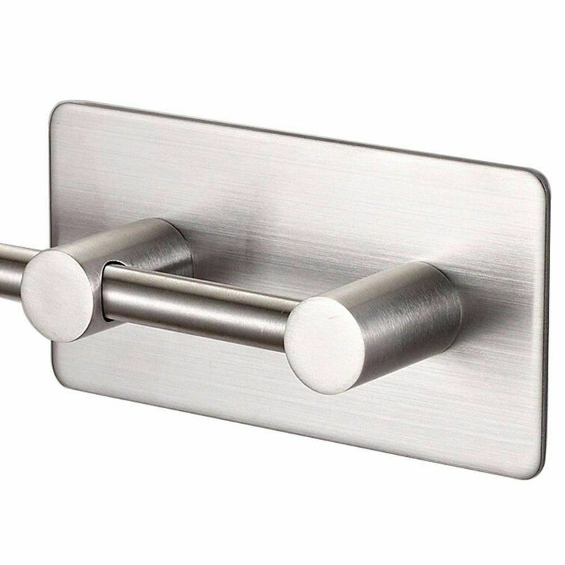1*Stainless Steel Bathroom Toilet Paper Holder Tissue Roll Bar Wall Mounted New