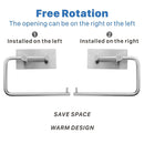 1*Stainless Steel Bathroom Toilet Paper Holder Tissue Roll Bar Wall Mounted New