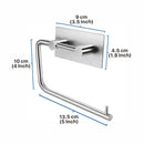 1*Stainless Steel Bathroom Toilet Paper Holder Tissue Roll Bar Wall Mounted New