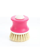 DishPan Soap Set of 2 Soap Dispensing Palm Brush, Nylon Bristle Dish Scrubber