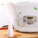 3*Kitchen Dotted White Plastic Flat Rice Scoop Paddle Meal Spoon Tool New Hot