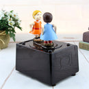 Couple Kiss Music Box Birthday Gift Party Supply Music Diy Radio Shape 1x New