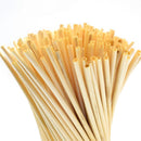 50Pcs Sustainable Bamboo Drinking Straws Organic Party Straws