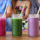 50pcs Bamboo Drinking Straws Reusable Eco-Friendly Party Kitchen