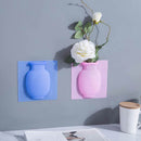 3x Home Suction Cup Wall Mounted Plant Holder Decorative Flower Container Decor