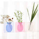 3x Home Suction Cup Wall Mounted Plant Holder Decorative Flower Container Decor