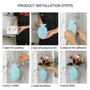 1PCS Silicone Magic Vase Strong Sticky Flower Box Wall-Mounted Rubber