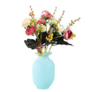 Wall Mounted Silicone Vase with Suction Cups Easy Install Floret Bottle Decor