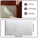 Tinted No Glue Static Privacy Window Rainbow Films for Stained Glass Durable