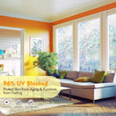 Tinted No Glue Static Privacy Window Rainbow Films for Stained Glass Durable