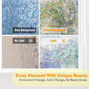 Tinted No Glue Static Privacy Window Rainbow Films for Stained Glass Durable