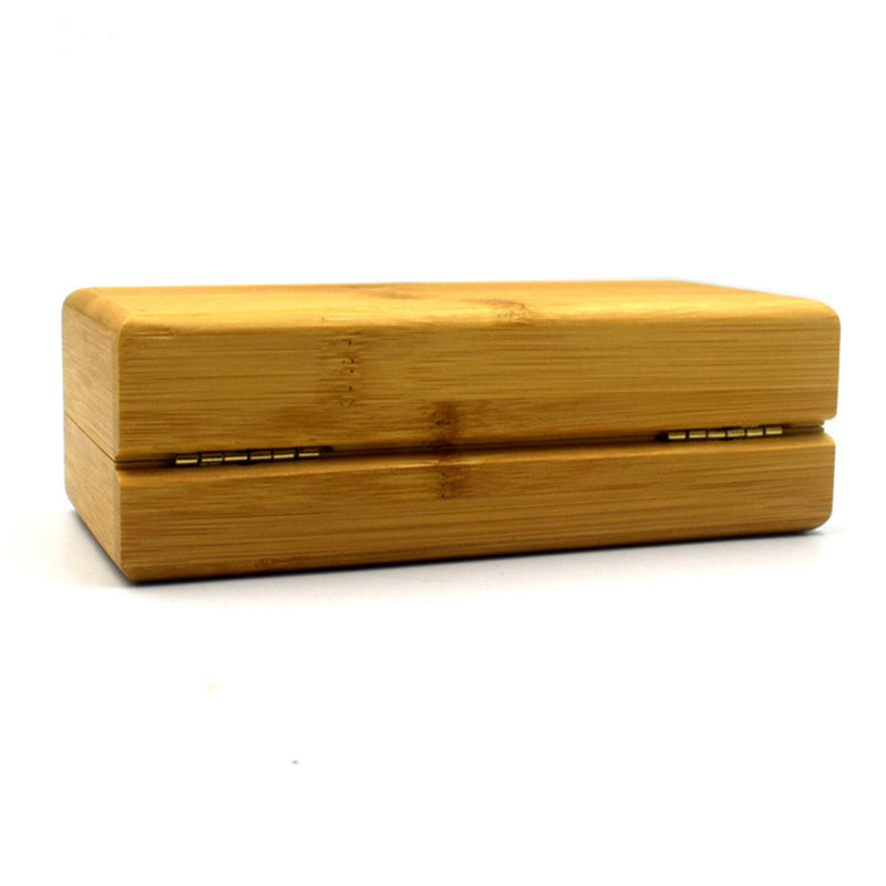 Cylindrical Sunglasses Case Bamboo Wood Box For Eyewear New Hot