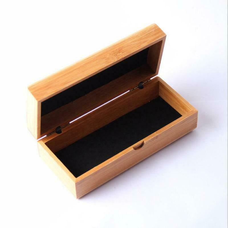 Cylindrical Sunglasses Case Bamboo Wood Box For Eyewear New Hot