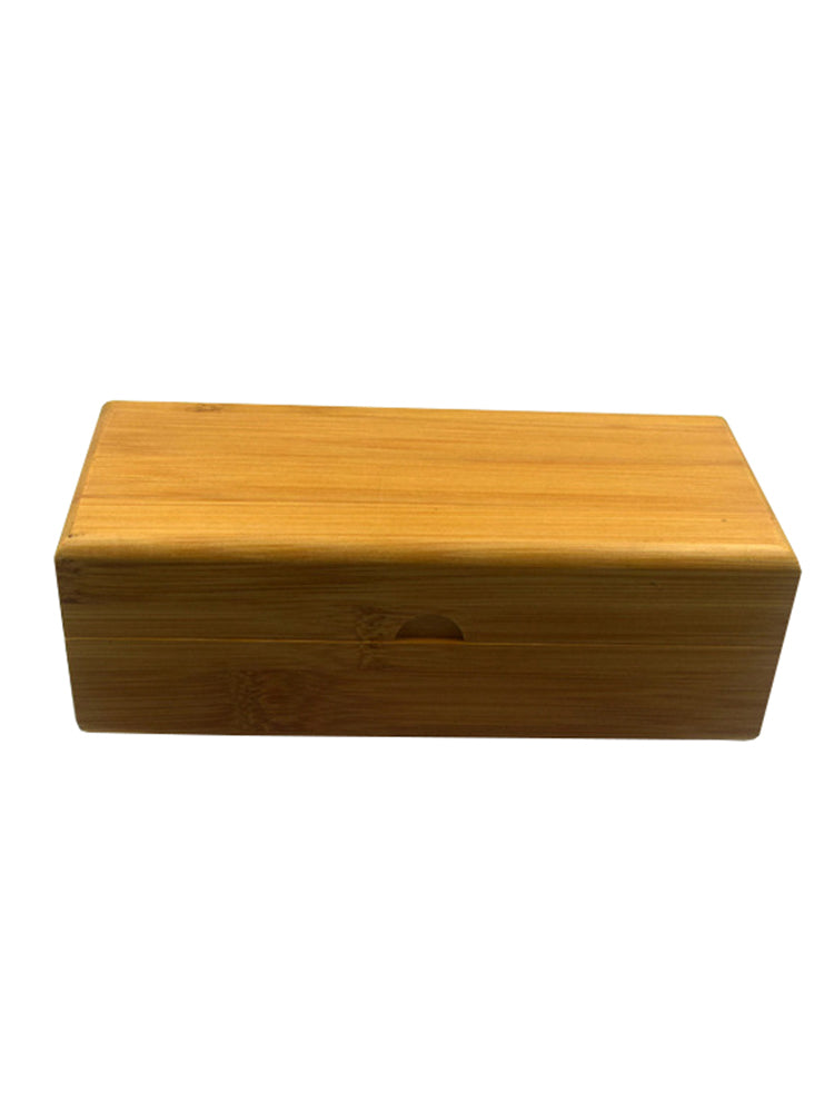 Cylindrical Sunglasses Case Bamboo Wood Box For Eyewear New Hot