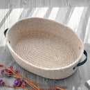 High Quality Cotton Linen Desktop Cosmetic Storage Box Case Organizer Basket