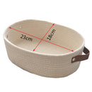 High Quality Cotton Linen Desktop Cosmetic Storage Box Case Organizer Basket