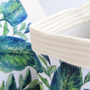 1 x Cotton Rope Storage Basket Natural Woven Container Laundry Hamper Fashion