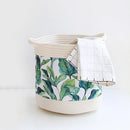 1 x Cotton Rope Storage Basket Natural Woven Container Laundry Hamper Fashion