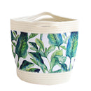 1 * Cotton Rope Storage Basket Natural Woven Container Laundry Hamper Useful