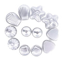 12pcs DIY Metal Bath Bomb Mold Alloy Bomb Mould Crafting Handmade Soap Tools