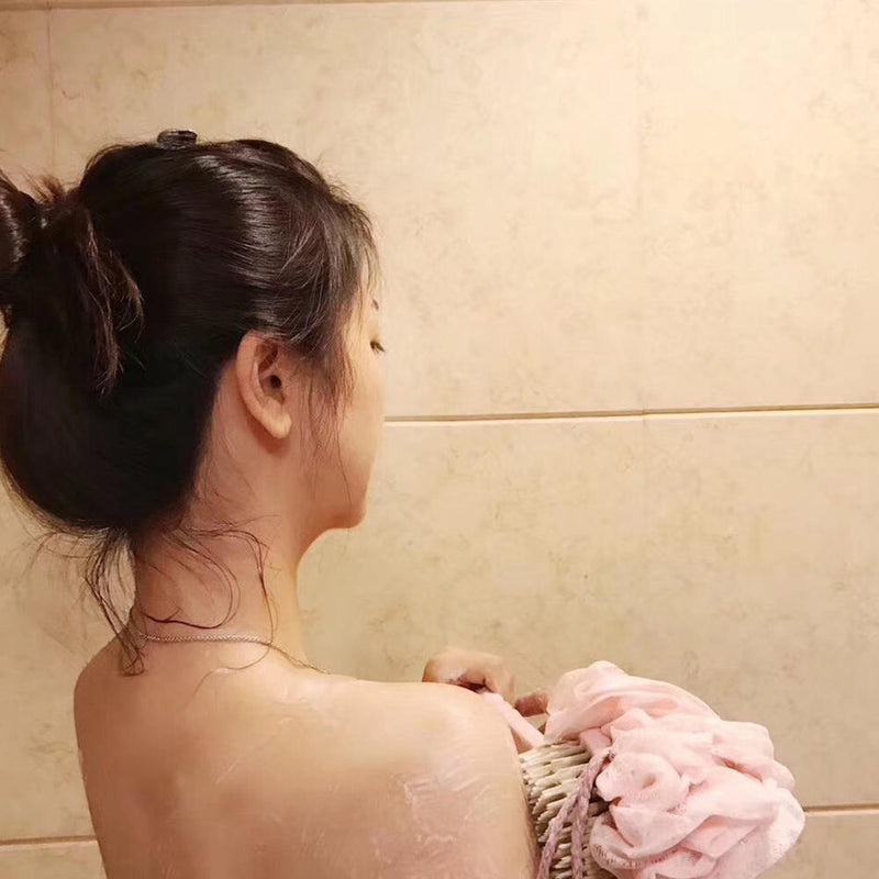 Brush Shower Brush Cleaning Brush Back Scrubber Bath Ball for Women Bathroom