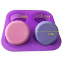 4 Round Silicone Soap Mold Candle Molds Mould For Candy Craft DIY