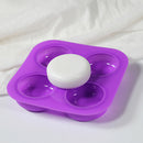 4 Round Silicone Soap Mold Candle Molds Mould For Candy Craft DIY