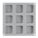 9-Square Soap mould Cake Mold Flexible Silicone Mould For Candy Soap Ice tray