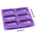 Oval Cake Mold Soap Mold Silicone Mold For Candy Lattice Ice Tray Handmade Craft
